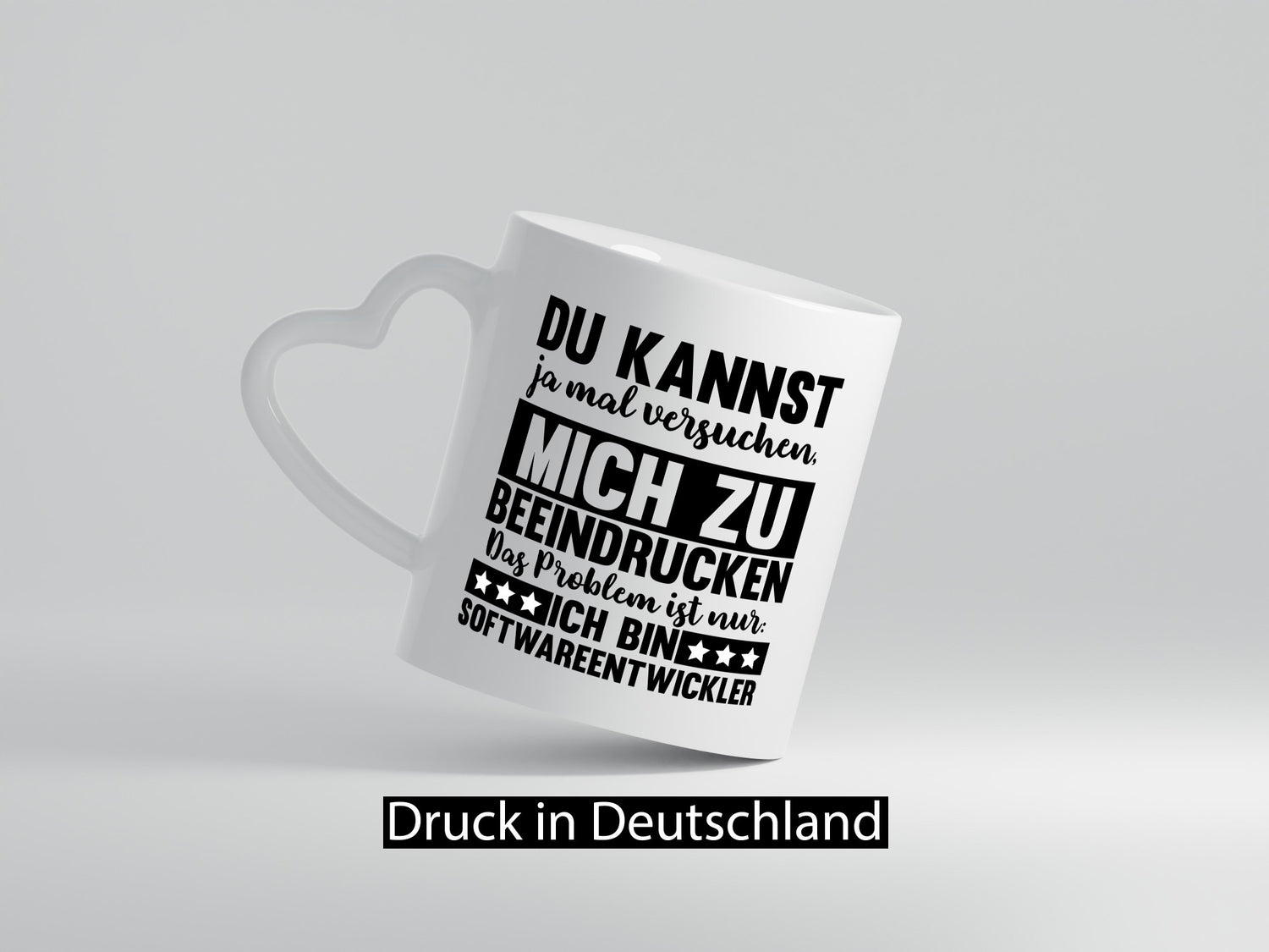 Versuch mich zu beeindrucken, bin Softwareentwickler | IT Humor Geschenkidee