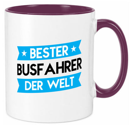 Bester Busfahrer | Berufsfahrer Fahrer v2 Geschenkidee Arbeit Kollegen Büro