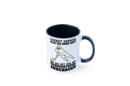 Eishockeyspiel | Eishockeyfan Tasse Eishockeyspieler Humor Geschenkidee
