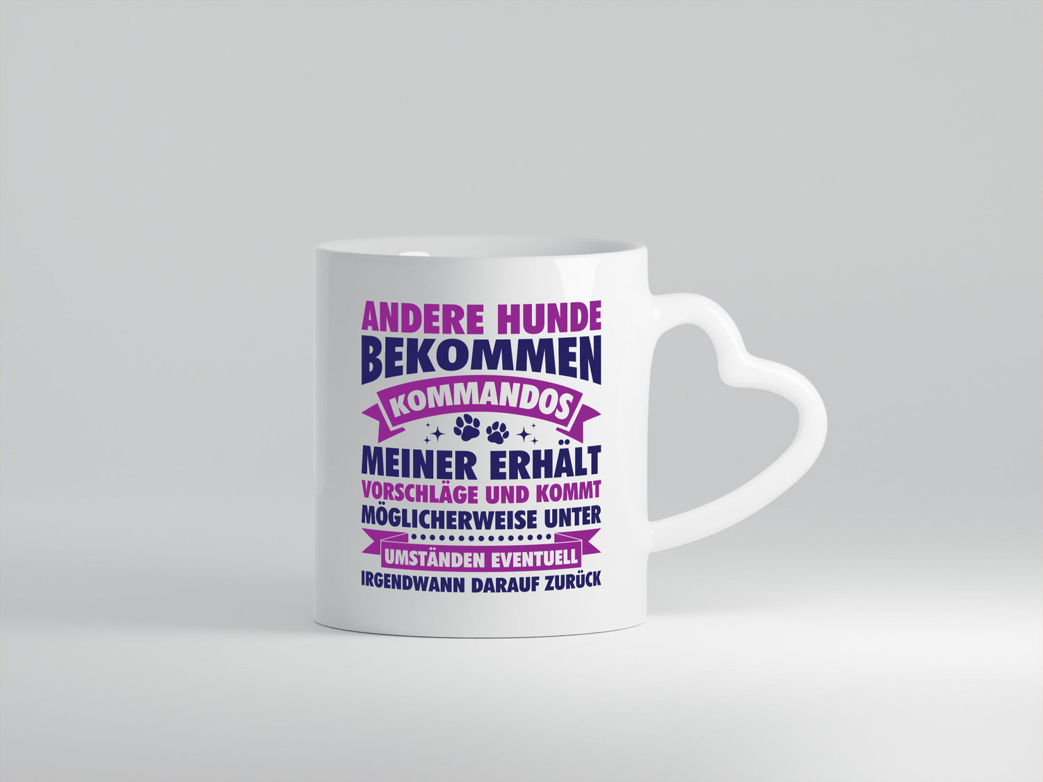 Hunde Training | Hundebesitzer Tasse Hundekommando vl9 lustig Tierliebhaber