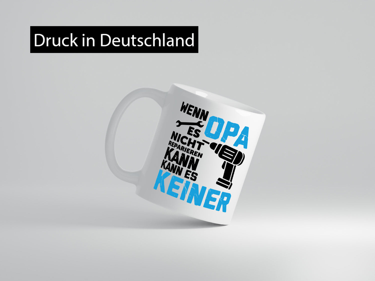 Wenn opa es nicht Reparieren kann | für alles Geschenkidee Familie Humor Tasse
