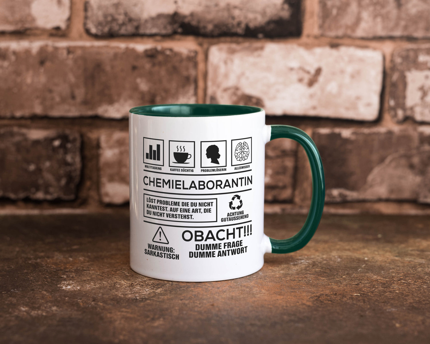 Achtung Probleme Chemielaborantin | Laborantin Chemie Geschenk Humor