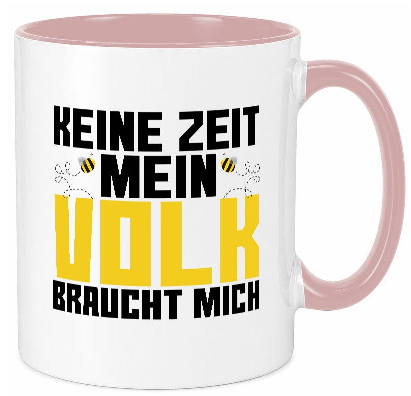 Mein Volk braucht mich | Bienenvolk Imker Honigmacher lustig Humor Geschenkidee Tasse