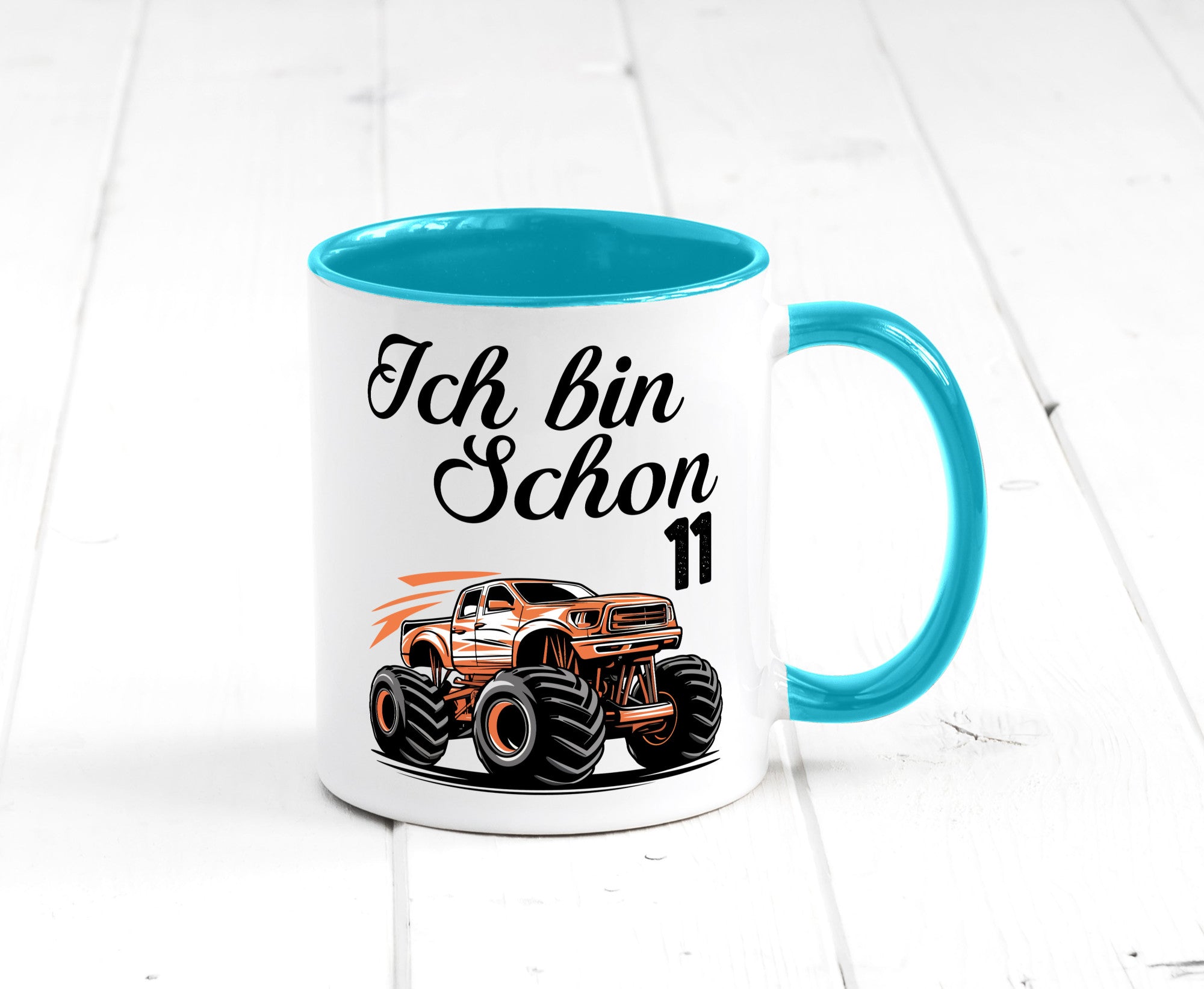 11. Geburtstag | Monster truck 11 Jahre lustiger Spruch Geschenk Geschenkidee