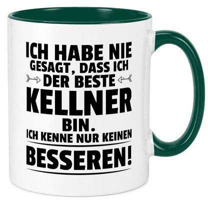 Der Beste Kellner | kellnern Bedienung lustiger Spruch Geschenk Humor Tasse