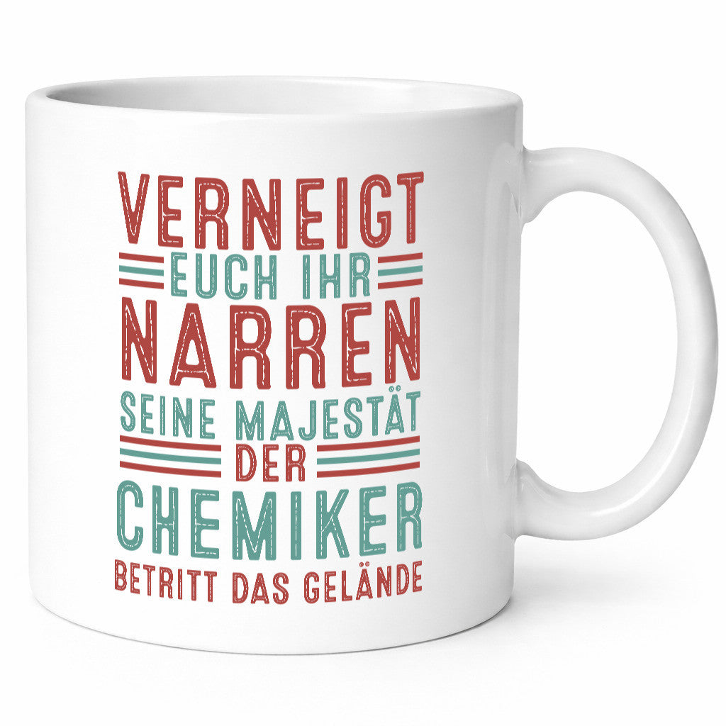 Verneigt euch: Chemiker | Chemie Labor v2 lustiger Spruch Geschenk Humor