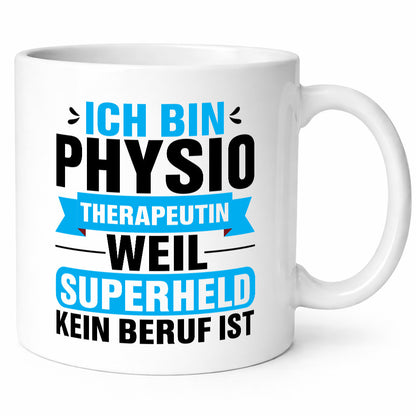 Physio Therapeut | Superheld Arbeit lustig Kollegen Büro Geschenk Tasse