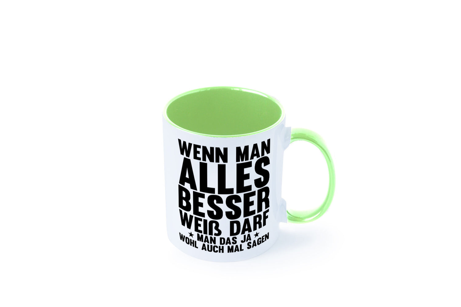 Sagen wenn man es besser weiß | Rechthaber Besserwisser lustiger Spruch