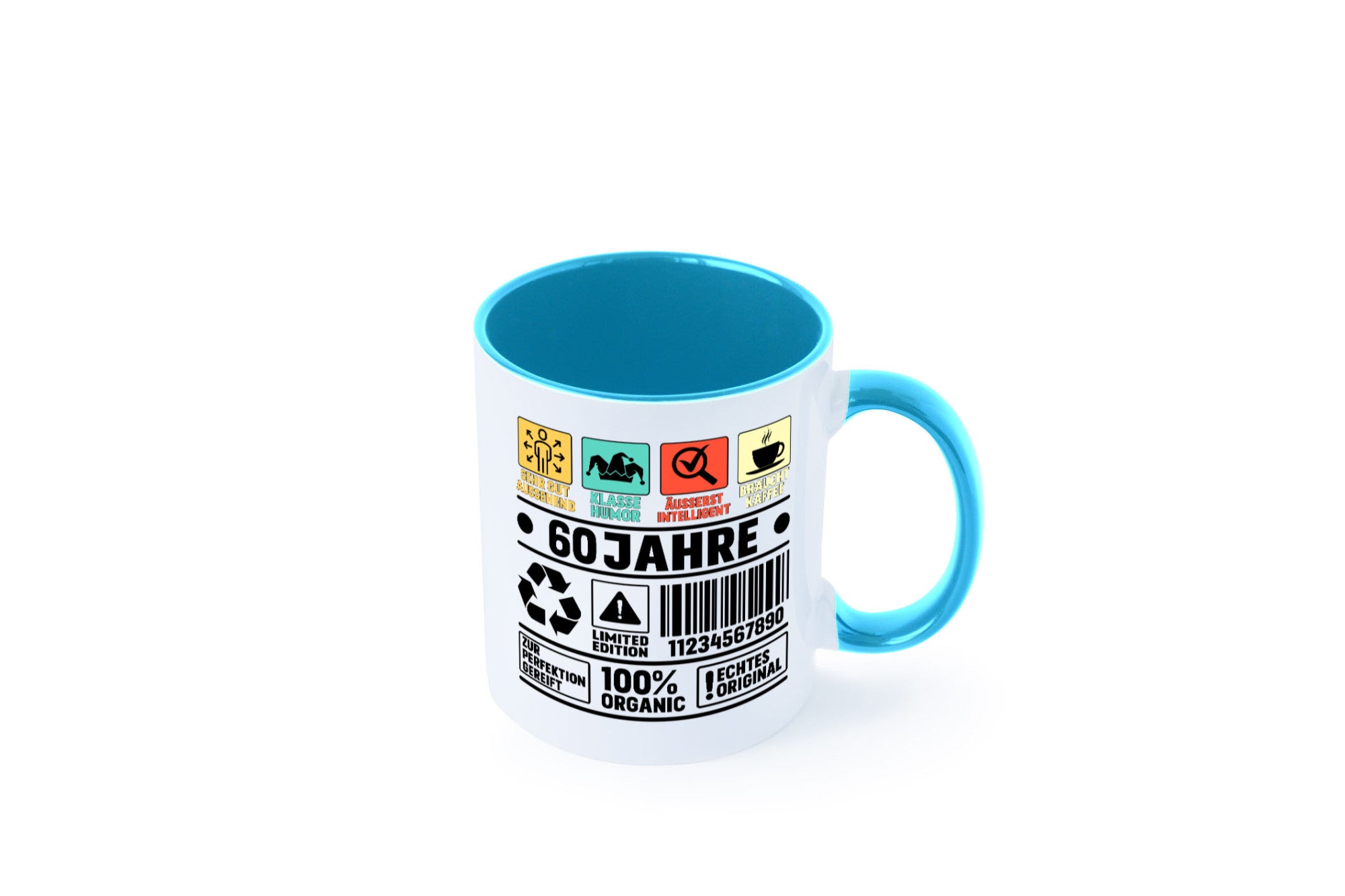 60. Geburtstag | 60 Jahre Humor Limited Edition Geschenkidee Tasse
