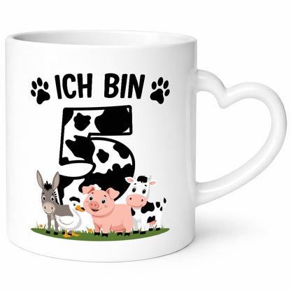 5 Geburtstag | Jahre Farmer Kind Humor Geschenkidee Tasse