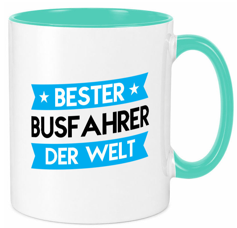 Bester Busfahrer | Berufsfahrer Fahrer v2 Geschenkidee Arbeit Kollegen Büro