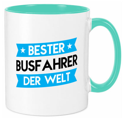Bester Busfahrer | Berufsfahrer Fahrer v2 Geschenkidee Arbeit Kollegen Büro