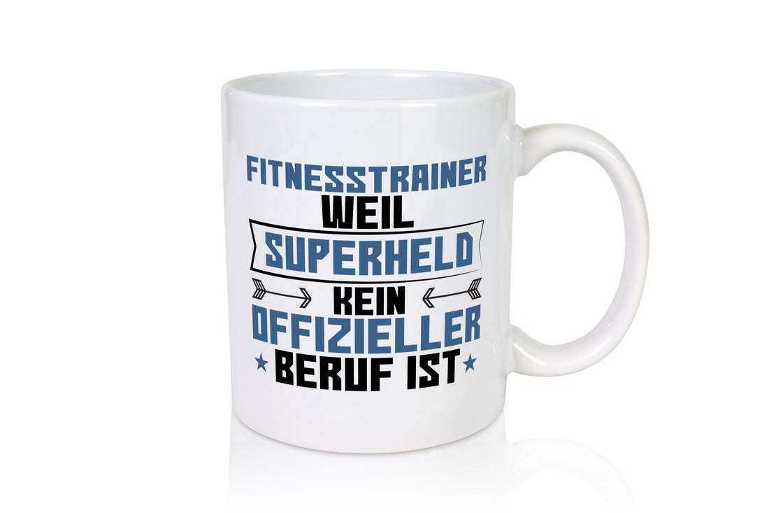 Superheld Fitnesstrainer | Personal Trainer Sport Geschenkidee Humor Tasse