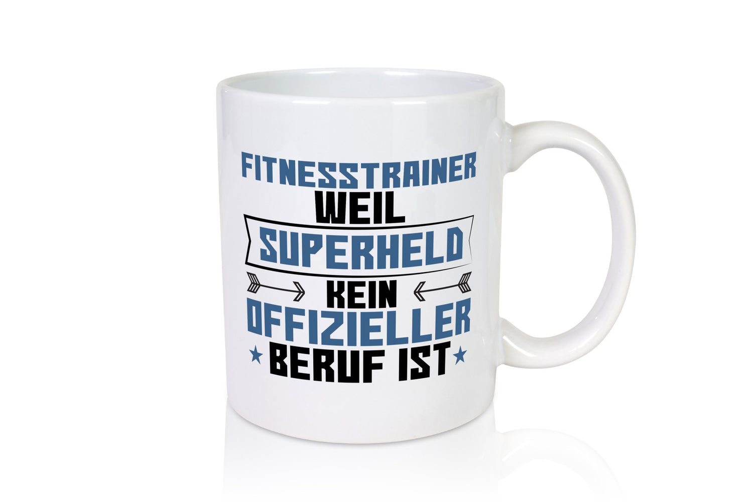 Superheld Fitnesstrainer | Personal Trainer Sport Geschenkidee Humor Tasse