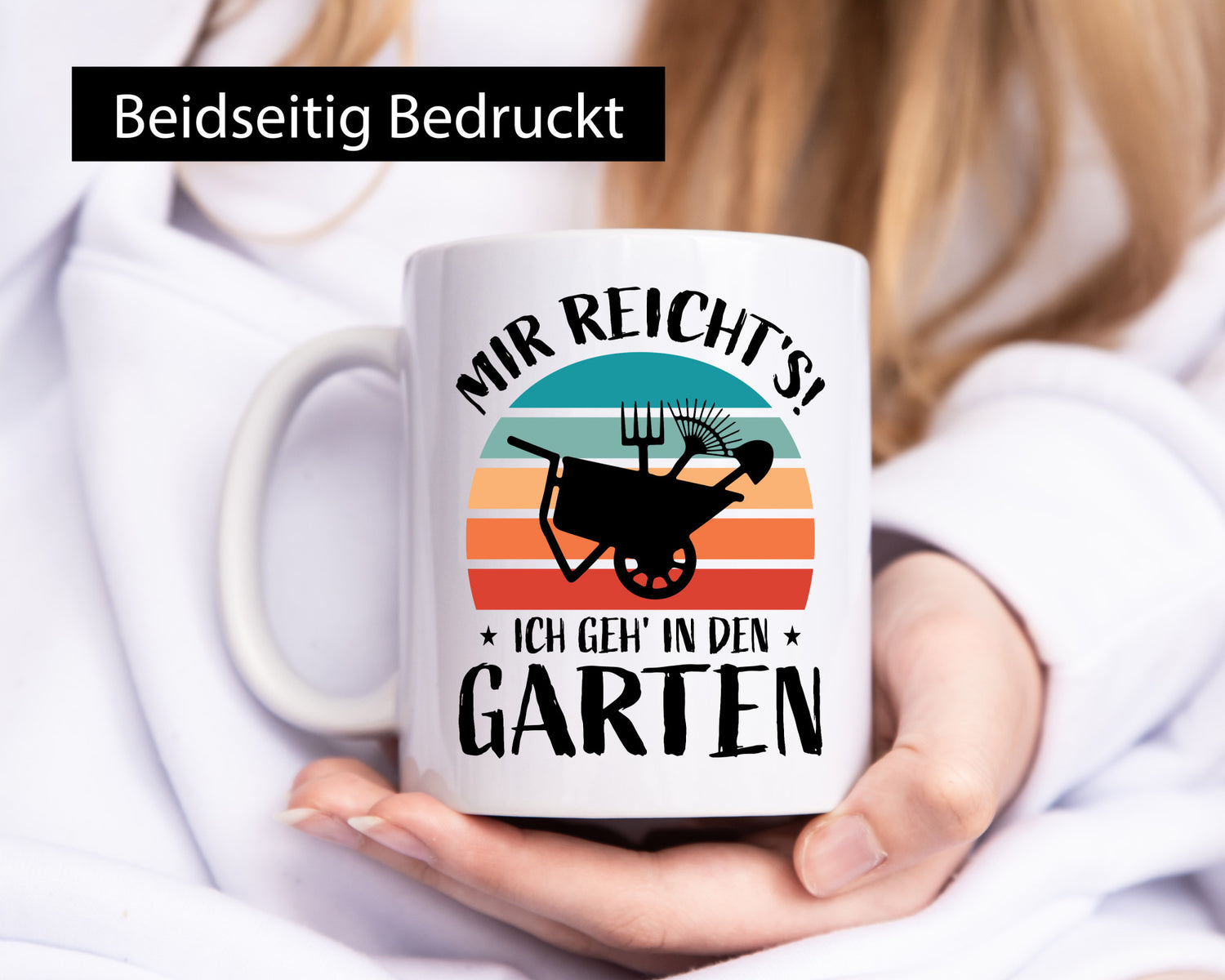 Mir reichts ich geh in den Garten | Gartenarbeit lustiger Spruch Geschenk