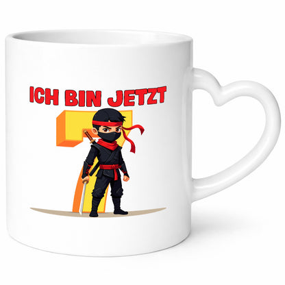 7. Geburtstag | 7 Jahre Ninja Kinder Humor Geschenkidee Tasse