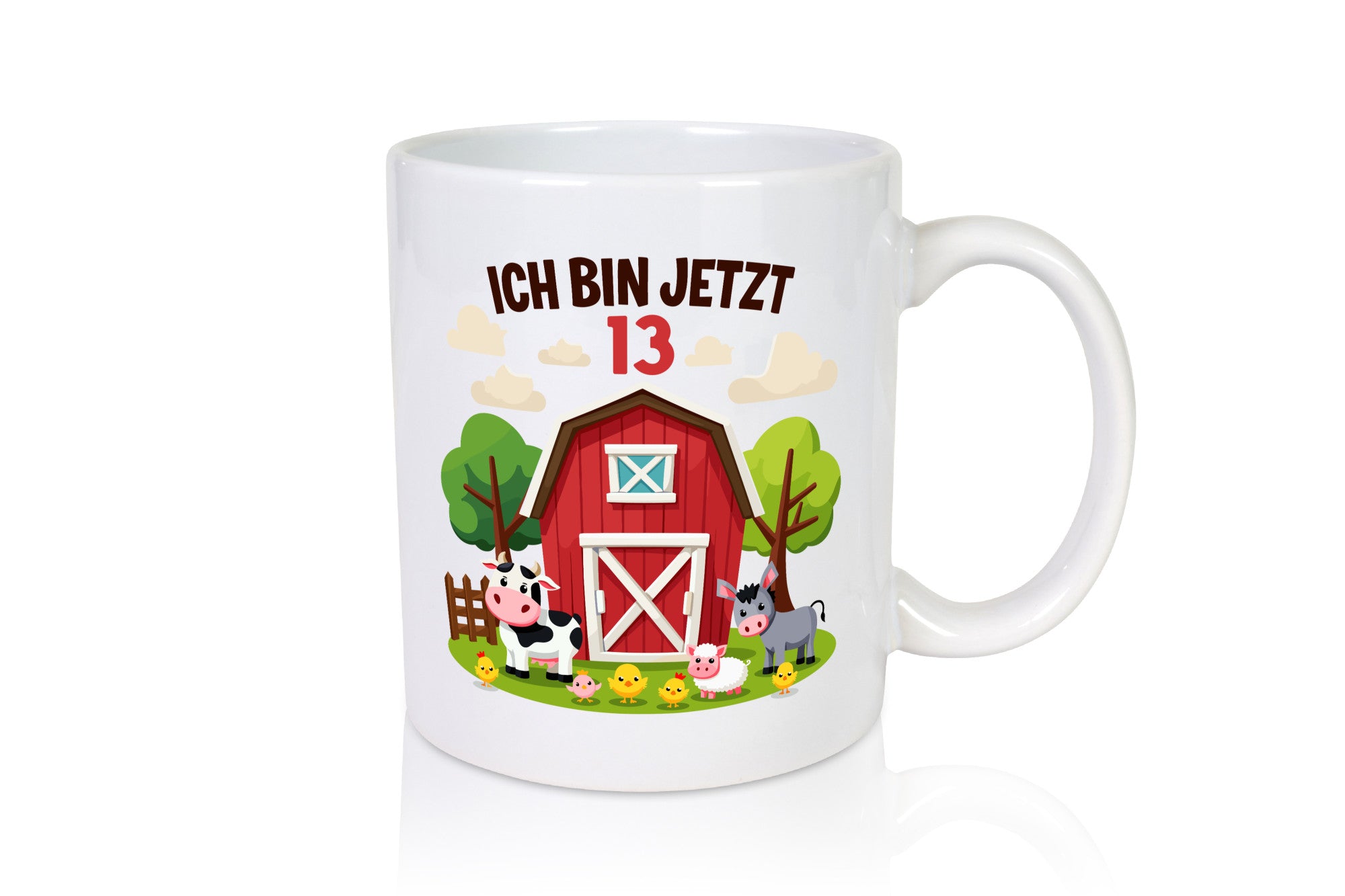 12. Geburtstag | 12 Jahre Bauernhof und Tiere lustiger Spruch Geschenk