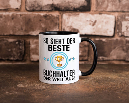 Bester Buchhalter | Büro Kollegen Beruf Geschenk Arbeit lustiger Spruch Tasse