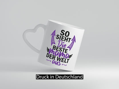 So sieht die Beste mama der Welt aus | Muttertag Geschenk Familie Geschenkidee