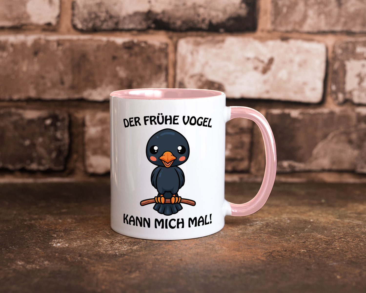 Der Frühe Vogel Humor Geschenkidee Tasse