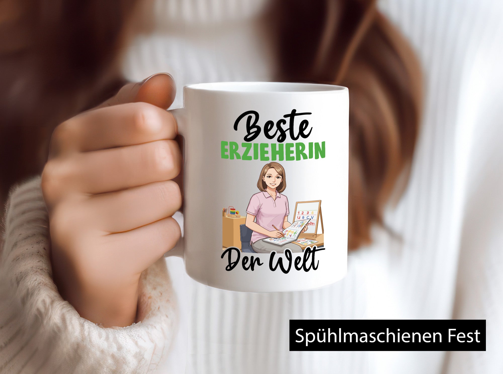 Beste Erzieherin | Pädagogin Schule v2 lustiger Spruch Geschenk Humor