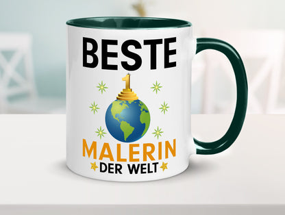 Welt Bester Malerin | Malerinnen Geschenk Humor Geschenkidee lustiger Spruch