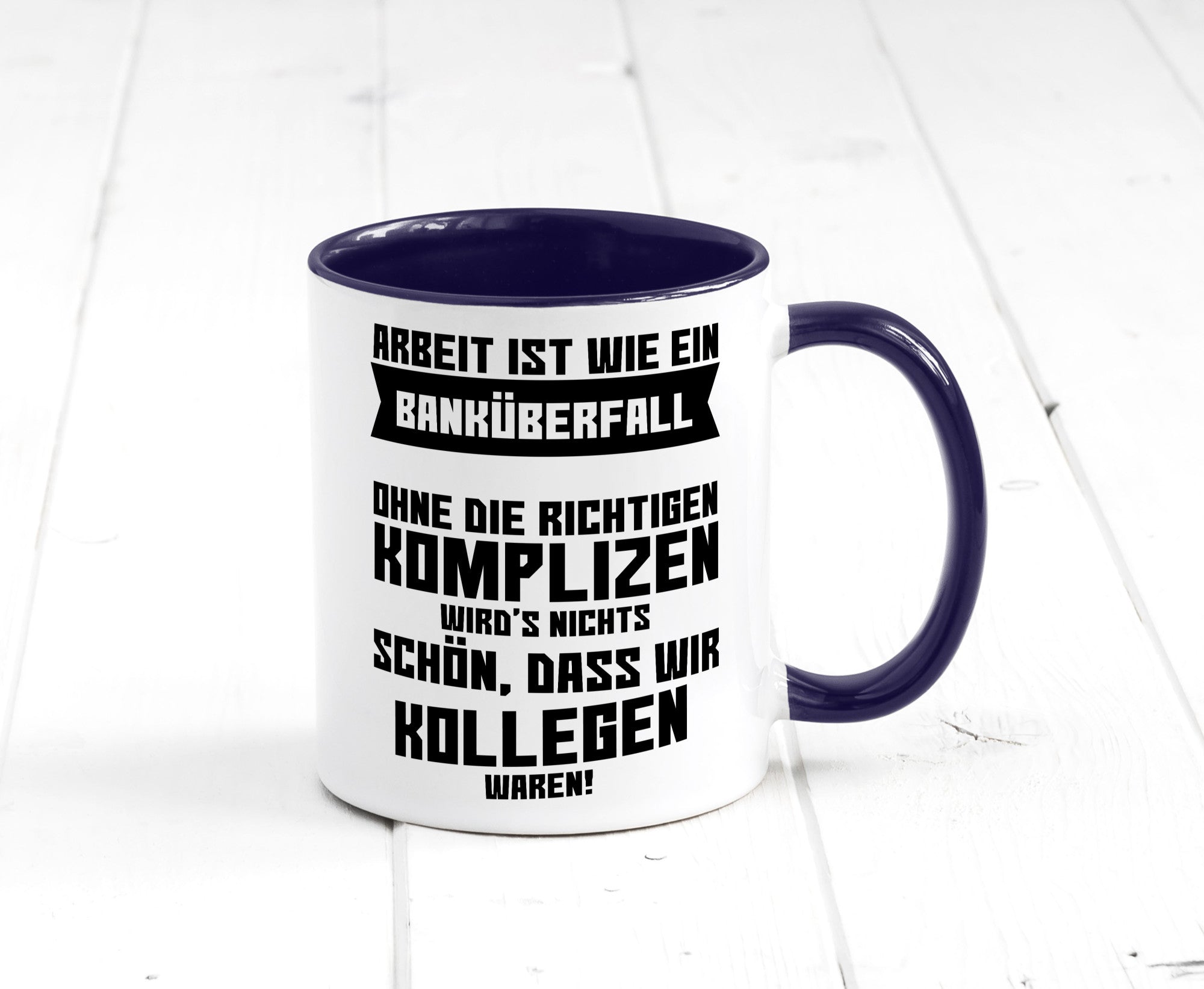 Arbeit | Kollegen Komplizen Jobwechsel Abschied Büro lustiger Spruch Geschenk