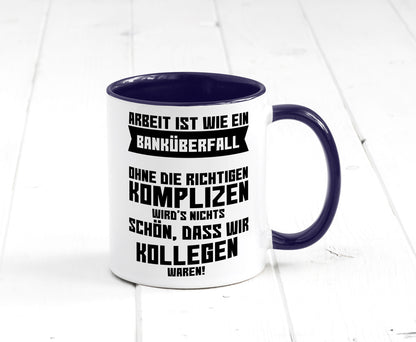 Arbeit | Kollegen Komplizen Jobwechsel Abschied Büro lustiger Spruch Geschenk