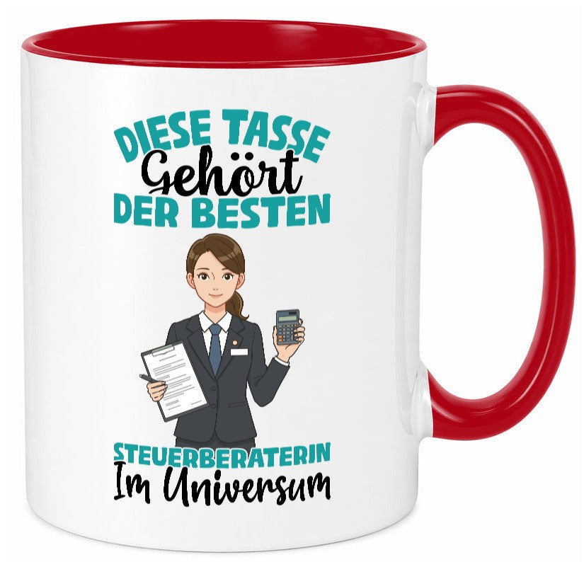Im Universum: Steuerberaterin | Steuer Beratung Geschenkidee Humor Tasse