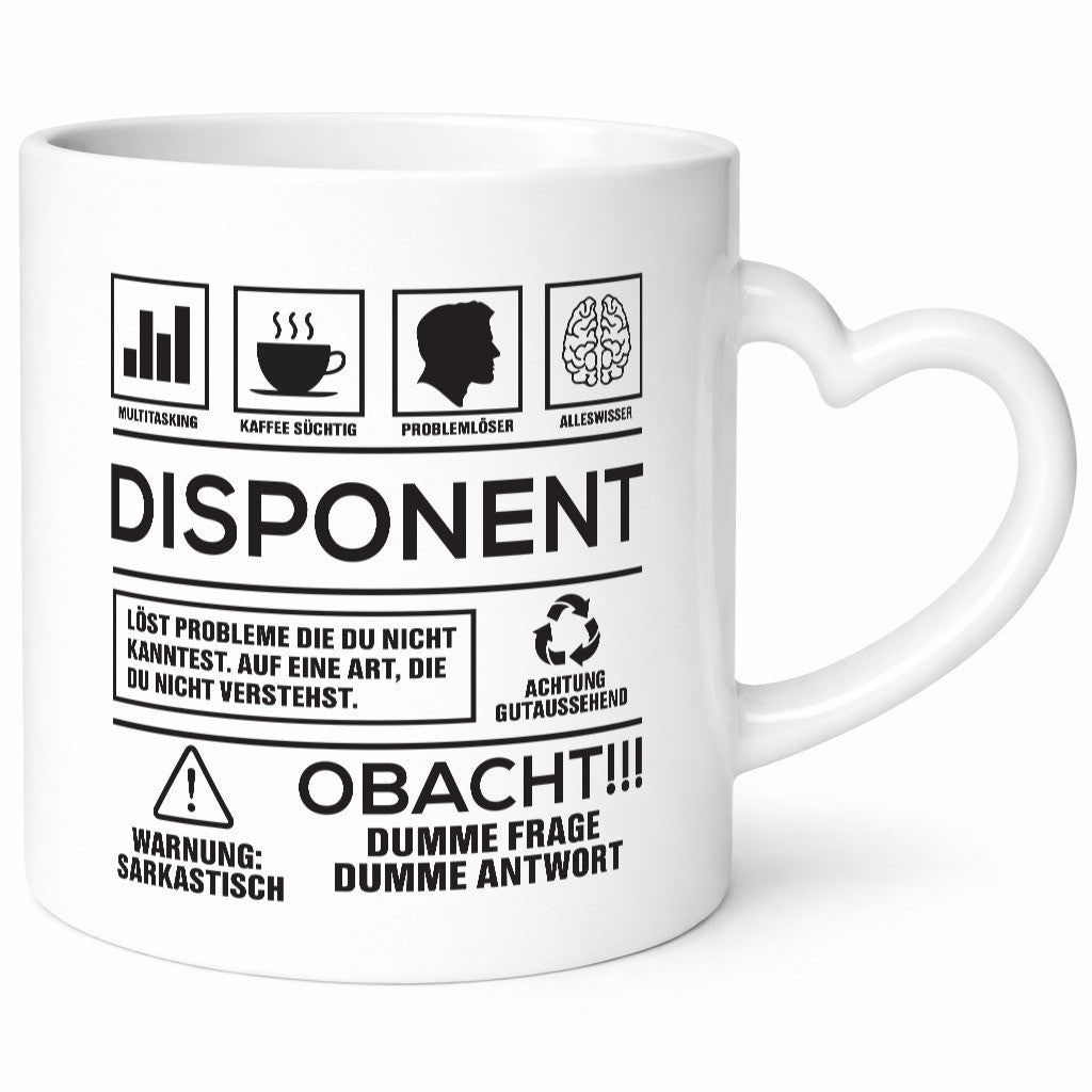 Achtung Probleme Disponent | Zuteiler Humor Geschenkidee Tasse