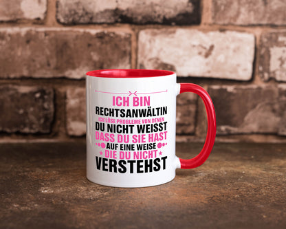 Löse Probleme: Rechtsanwältin | Jurstin Anwältin v2 Geschenk Humor Geschenkidee