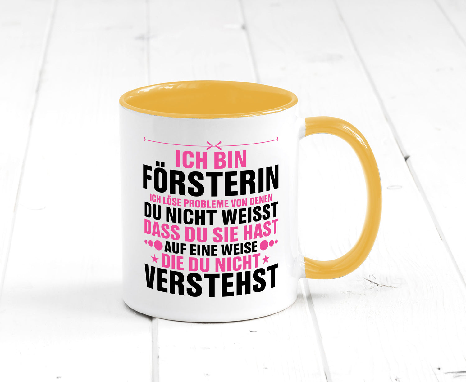 Löse Probleme: Försterin | Forst Arbeit lustiger Spruch Geschenk Kollegen Büro