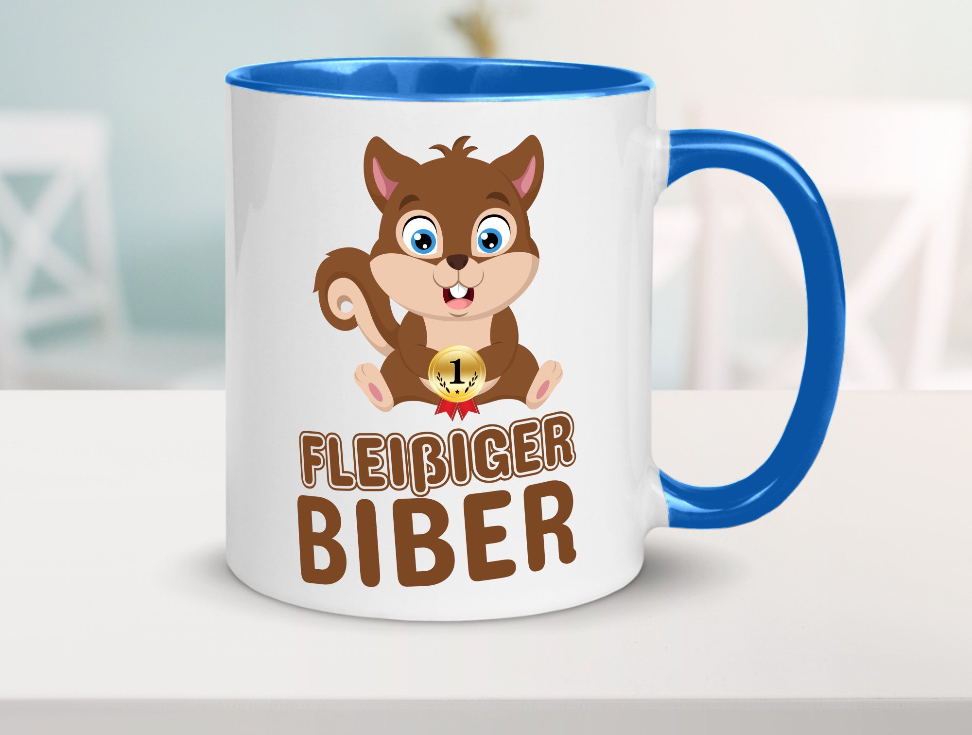 Fleißiger Biber | Motiv Tasse Kinder Geburtstag lustig Geschenkidee Geschenk