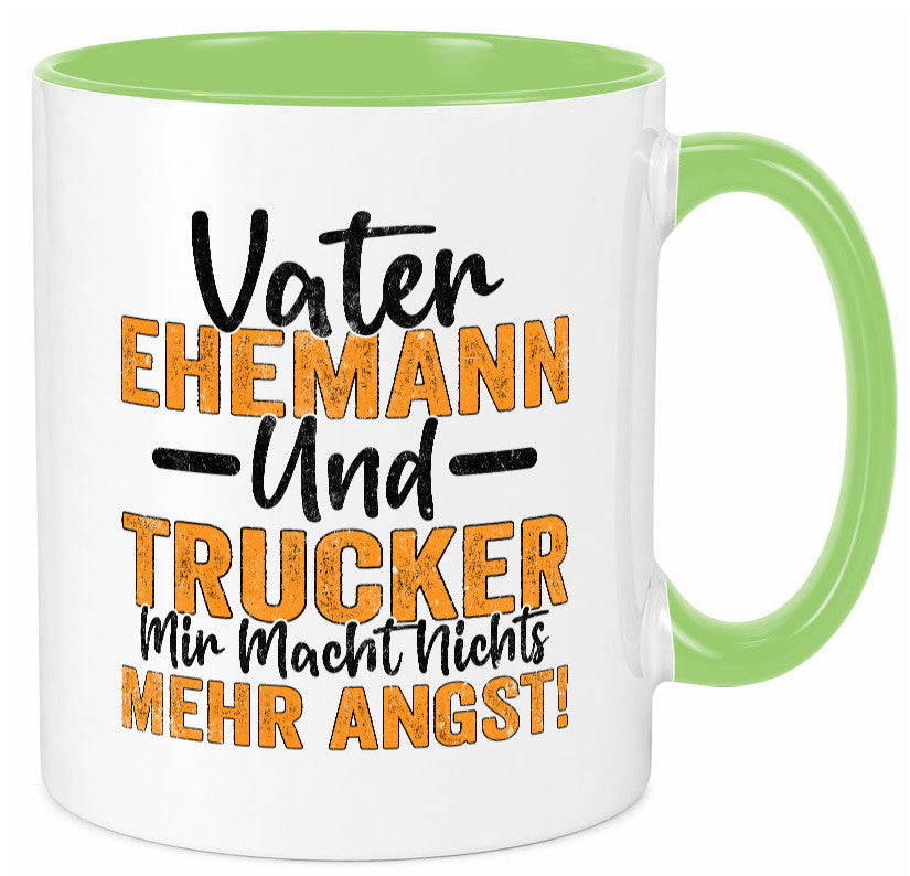 Vater Ehemann Trucker | Driver LKW Fahrer v2 Geschenk Familie Geschenkidee Tasse