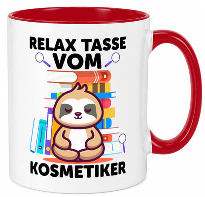 Relax Tasse: Kosmetiker | Kosmetik Stylist lustiger Spruch Geschenk Humor