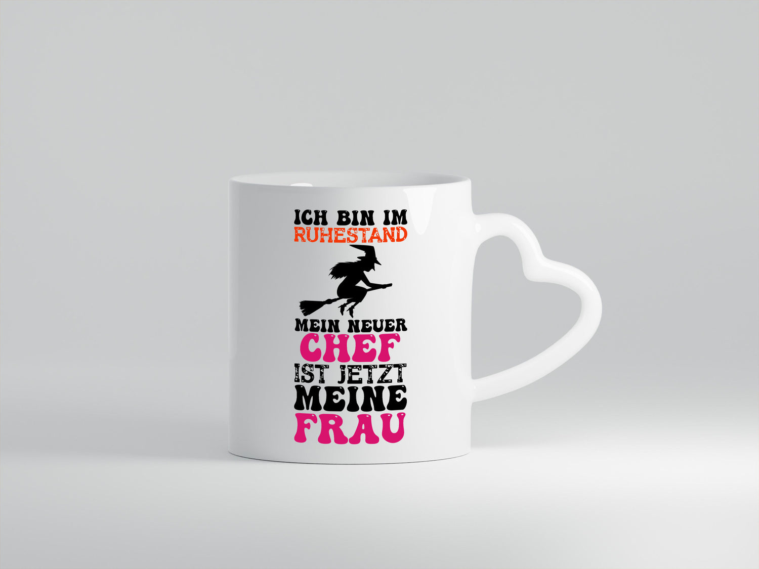 Mein neuer Chef ist meine Frau | Hexe Bin im ruhestand lustig Jubiläum Geschenk