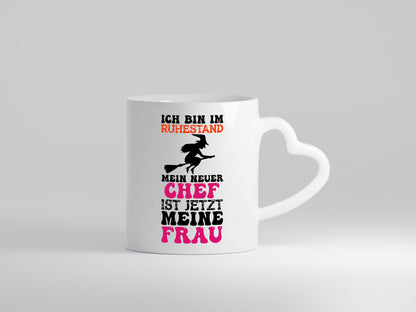 Mein neuer Chef ist meine Frau | Hexe Bin im ruhestand lustig Jubiläum Geschenk