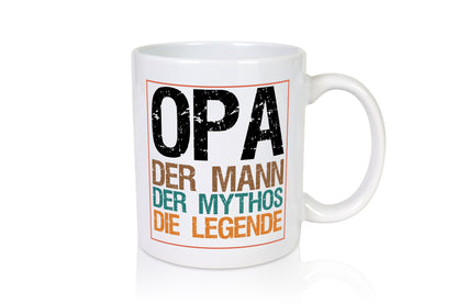 Opa, Mann, Mythos, Legende Humor Familie Geschenkidee Tasse