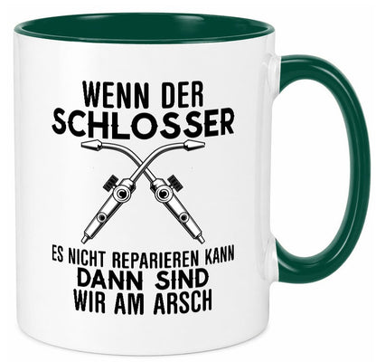 Der Schlosser lustiger Spruch Geschenk Humor Geschenkidee Tasse