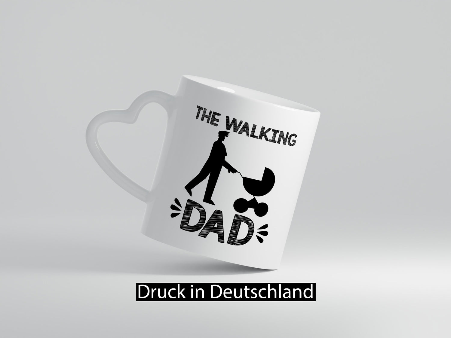The Walking Dad | Papa Tasse Vatertag Kinderwagen Humor Familie Geschenkidee