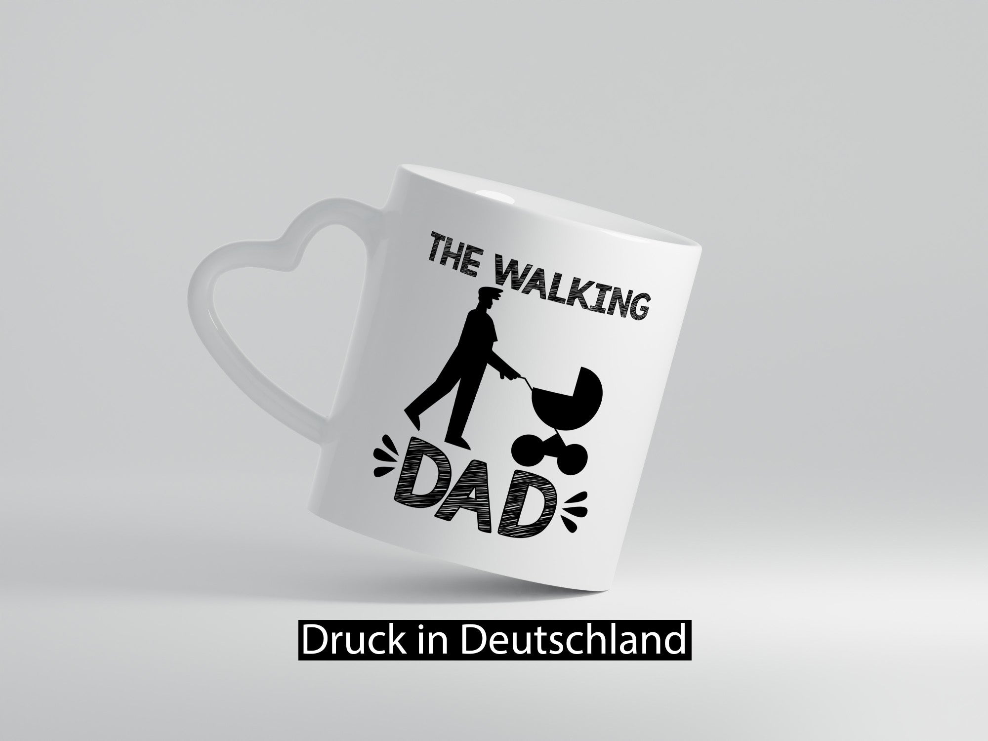 The Walking Dad | Papa Tasse Vatertag Kinderwagen Humor Familie Geschenkidee
