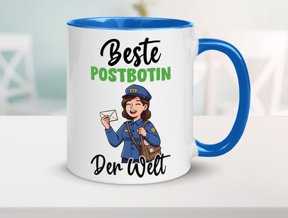 Beste Postbotin | Beruf Post Briefträger v2 lustig Arbeit Kollegen Büro