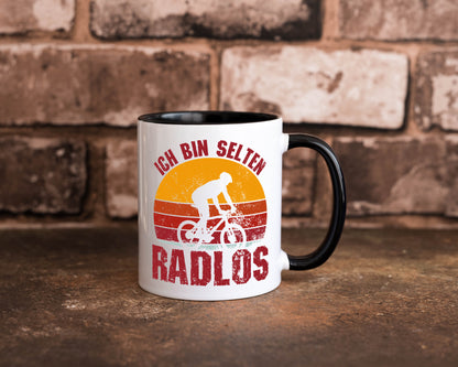 Ich bin Selten Radlos | Radfahrer Mountainbike Humor Geschenkidee Tasse