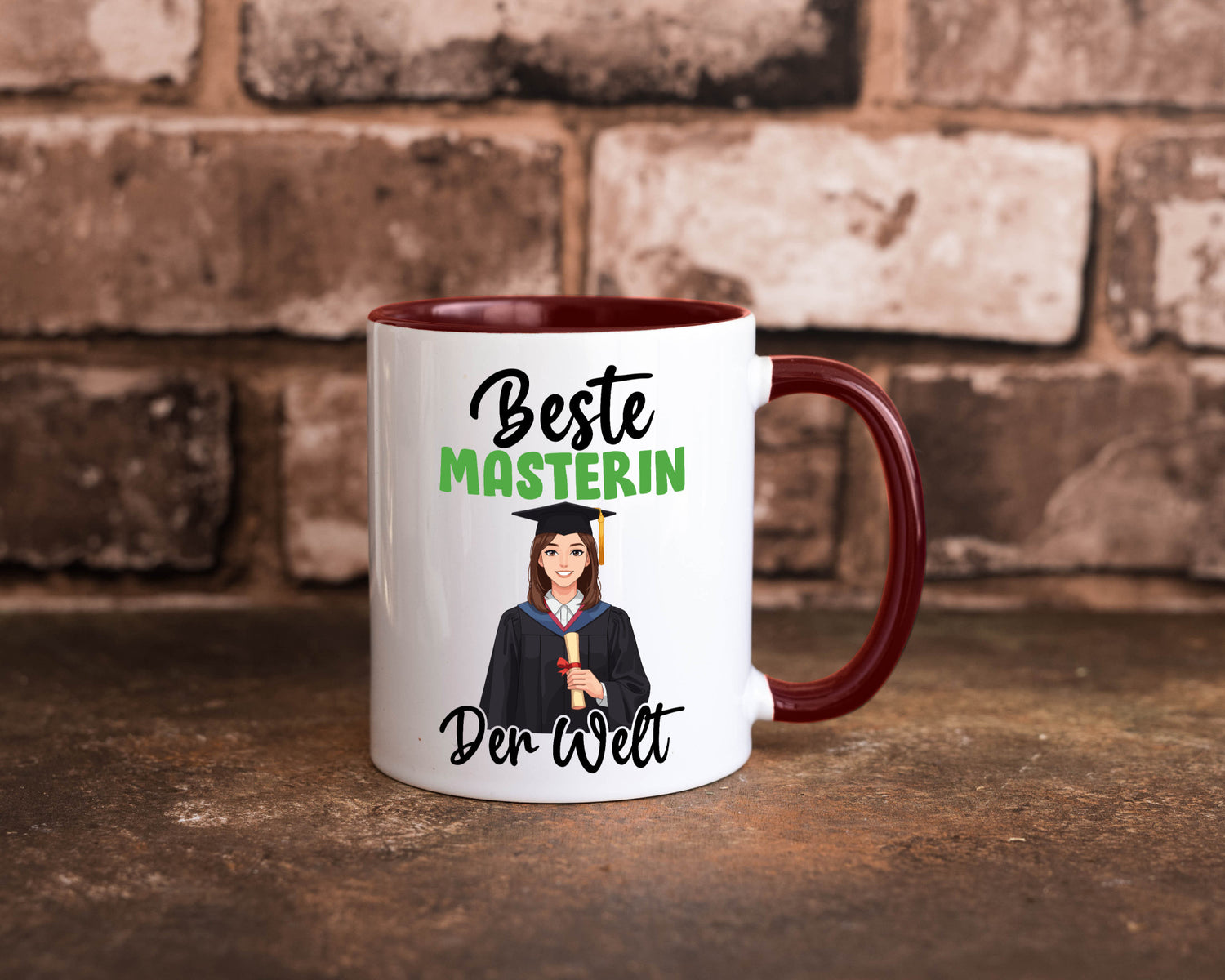 Beste Masterin | Student Uni Studium Humor Geschenkidee Tasse