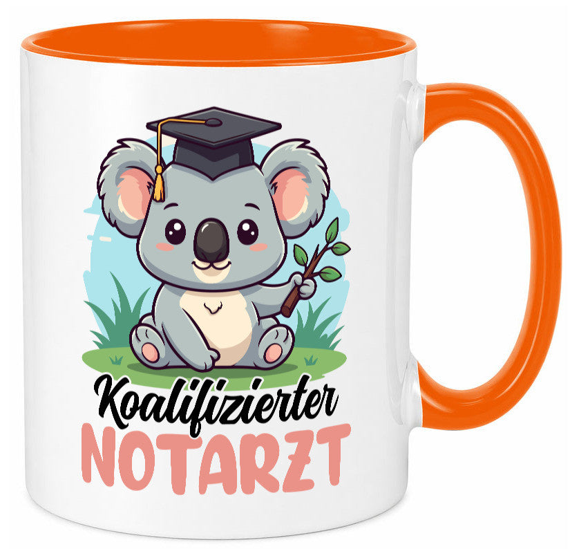 Koalifizierter Notarzt | Arzt Geschenk Humor Geschenkidee lustiger Spruch Tasse