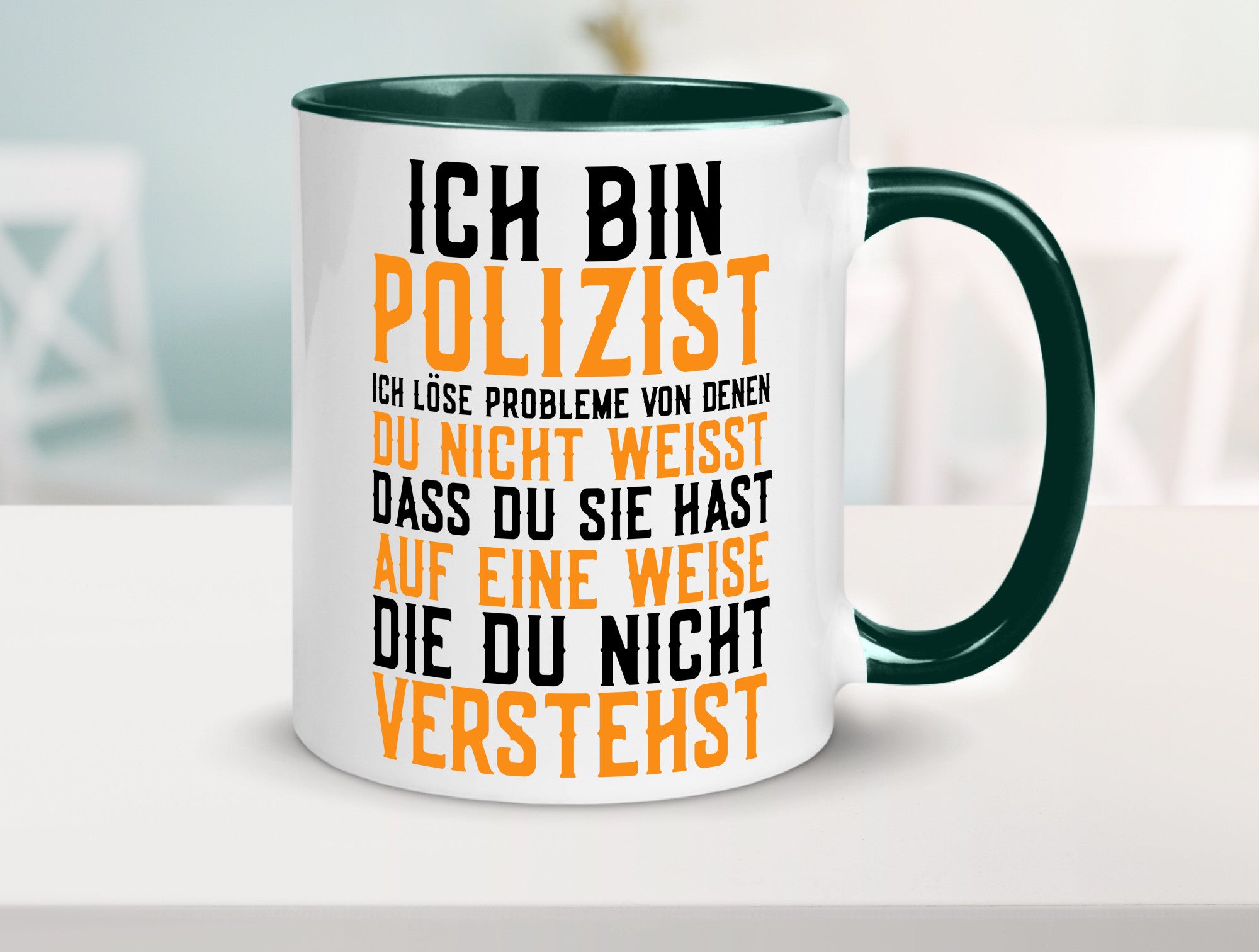 Ich bin Polizist | Polizei Beruf Job lustiger Spruch Geschenk Arbeit Kollegen
