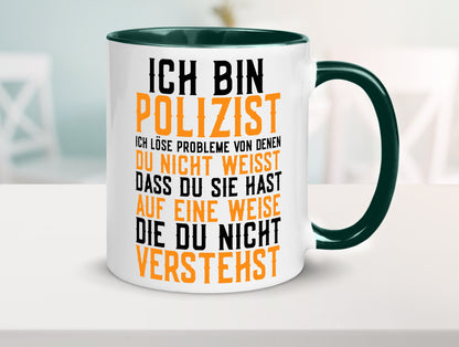 Ich bin Polizist | Polizei Beruf Job lustiger Spruch Geschenk Arbeit Kollegen