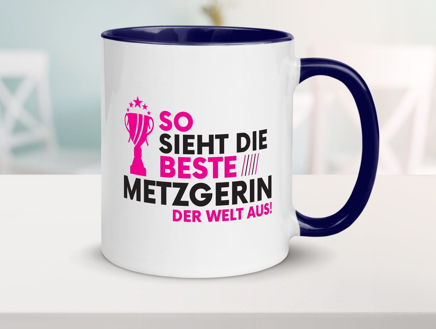 Die Weltbeste Metzgerin | Fleischerin lustig Humor Geschenkidee Geschenk Tasse