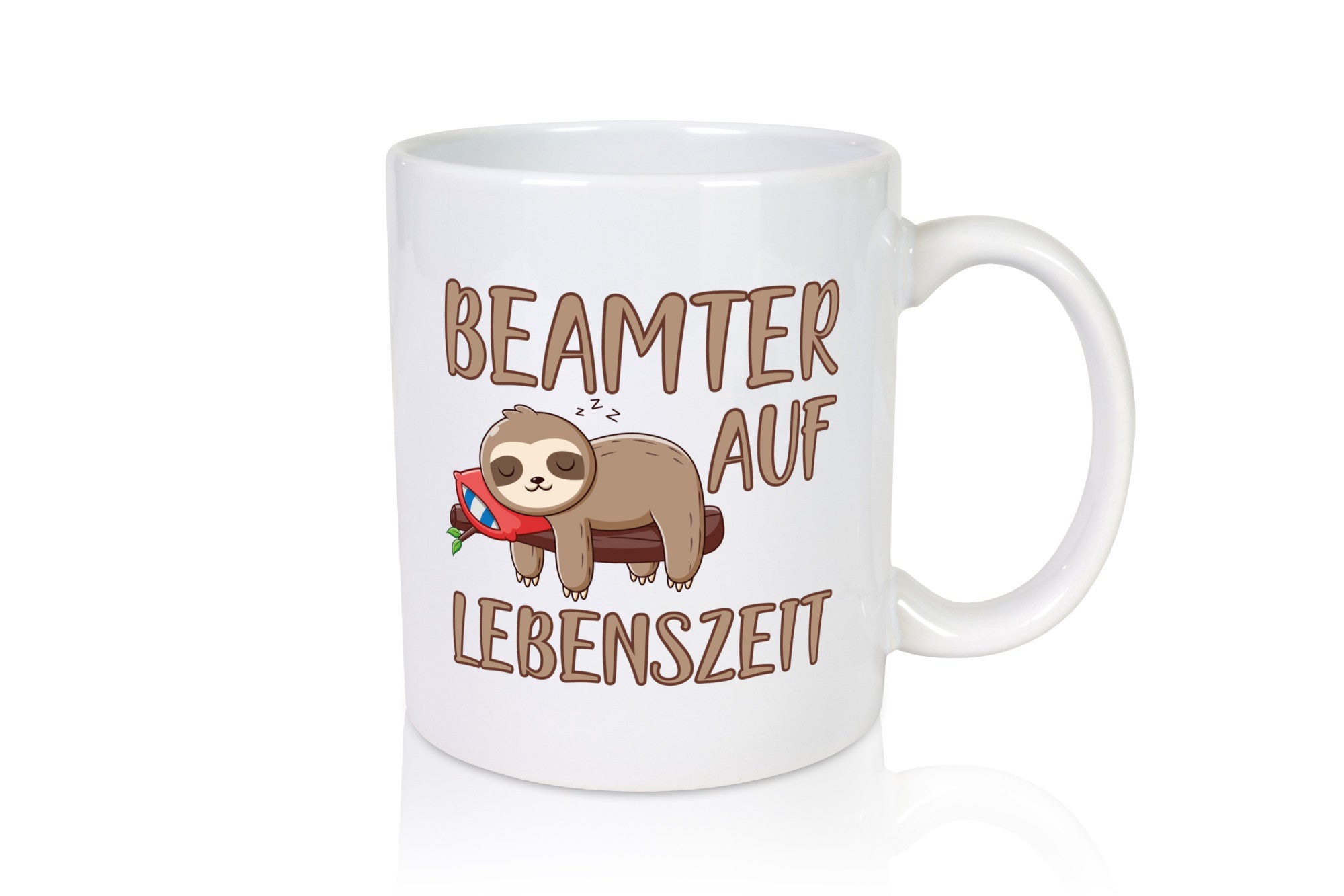 Beamter auf Lebenszeit | lustige Büro Tasse Faultier Geschenk Arbeit Kollegen