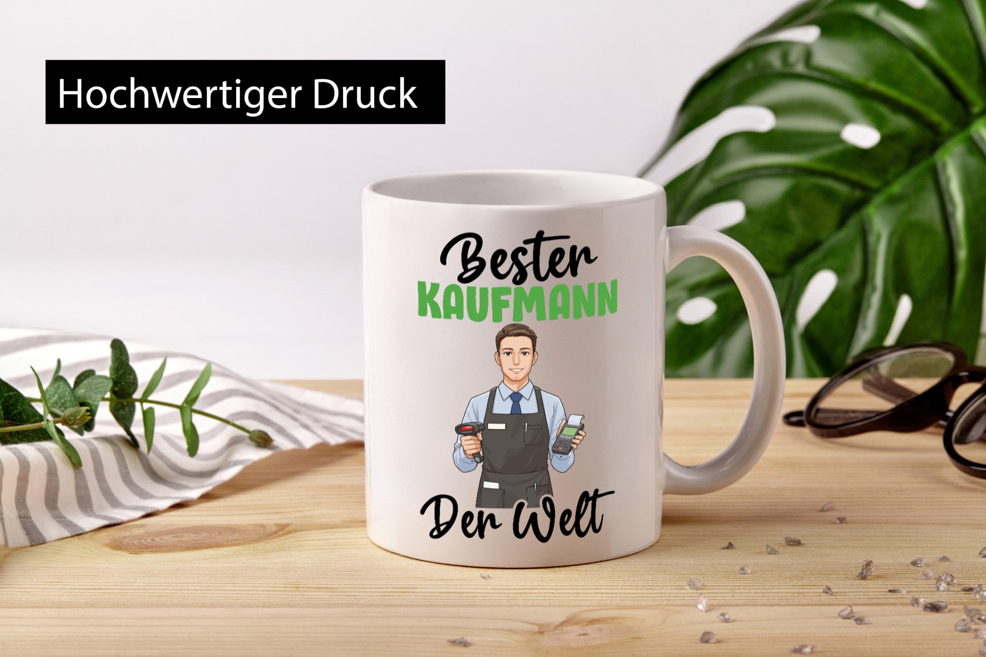 Bester Kaufmann Kaufmänner v2 lustig Humor Geschenkidee Geschenk Tasse